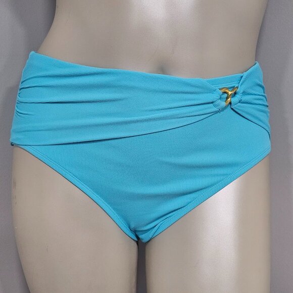 Bleu by Rod Beattie Ring Hardware High-Waist Bikini Bottoms - Picture 2 of 9